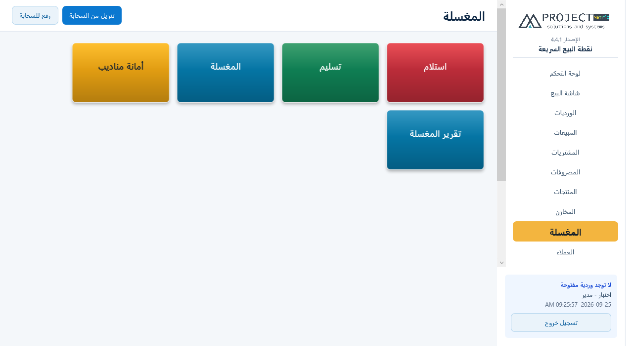 لوحة المغسلة